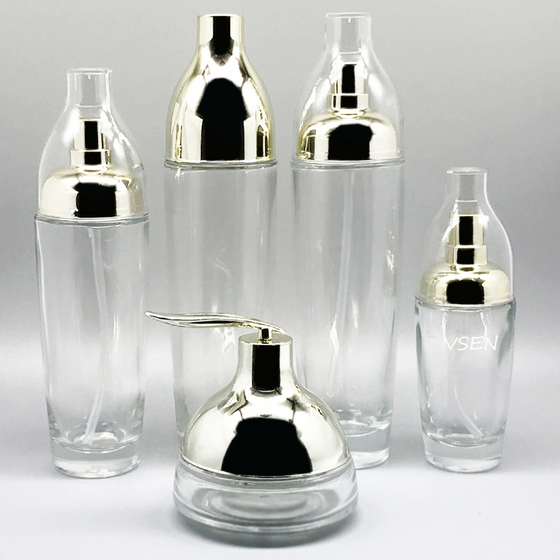新款高档带磁勺子 膏霜瓶子50g 100g  化妆品玻璃瓶(图9)
